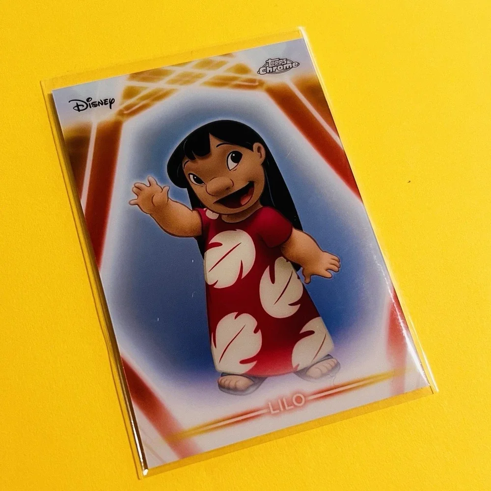2026 Topps‎ Disney Neon Chrome Neon Etch Lilo #CNE-15 Lilo & Stitch Insert